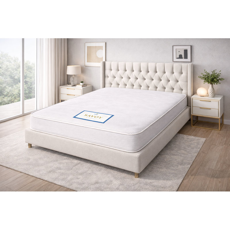 Akkaya White Noise Open Coil Mattress, Super King (6')