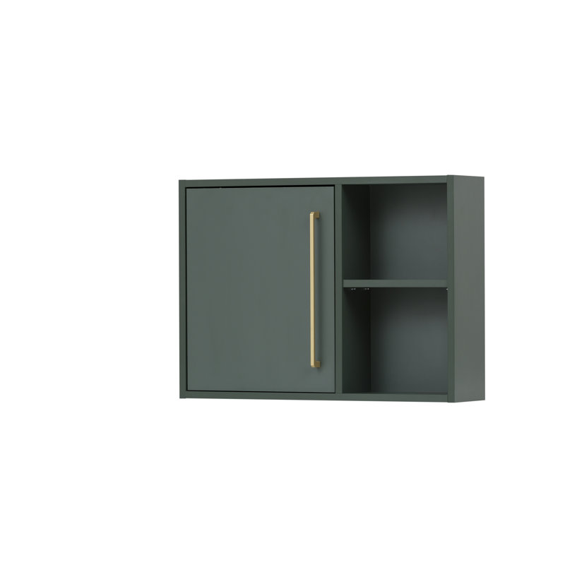 Bansil Wall Bathroom Cabinet, Forest green