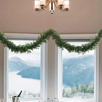 4pc 9' Tall Uv Resistant Ivy Vine Greenery, Party, Event & Wedding Decor Garland