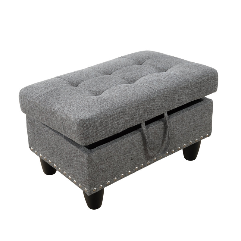 Manervia Upholstered L-Shaped Sectional, Gray, Right Hand Facing
