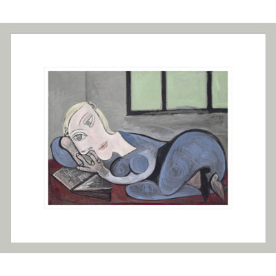 Femme couchee lisant par Pablo Picasso