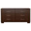 Commode 6 tiroirs Polk Cappuccino