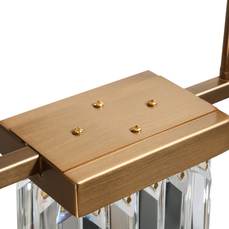 Luminaire suspendu linéaire pour îlot de cuisine Barela, 5