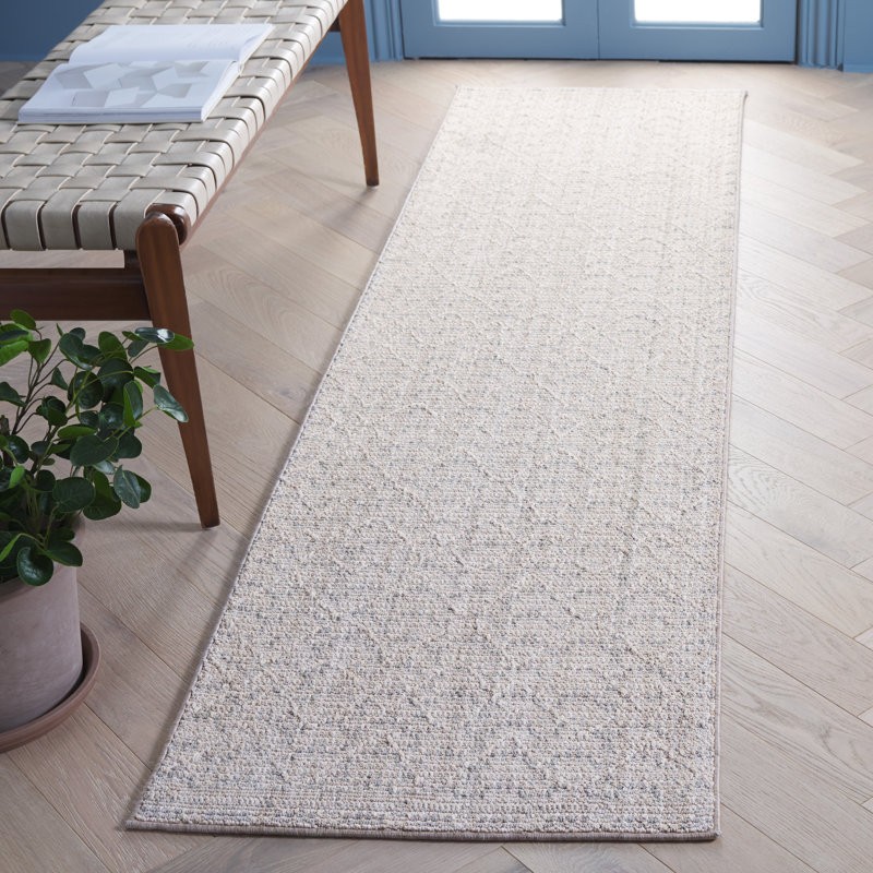 Tapis à performance géométrique Martha Stewart, Tapis de couloir 2 pi 2 po x 8 pi
