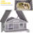 Outdoor Cat House, Large Weatherproof Roof, 100% Wooden, Outside Feral Cat Shelter for Winter-694911894