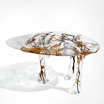 Crystal Branched Adorned Coffee Table