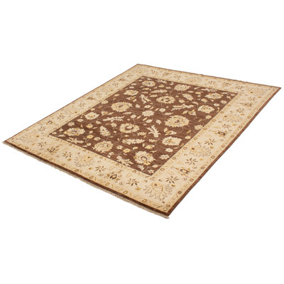 Talence One-of-a-Kind 8'1" x 9'9" 2010s Rectangle Wool Area Rug in Cream