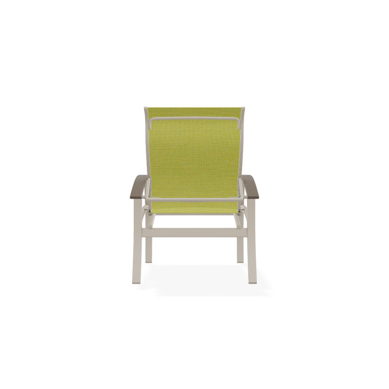 Chaise de patio Askar, Désert, Désert texturé, Lime 38D Sunbrella®