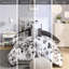 Literie pour lit simple / simple TG Floral - Ultra doux, imprimé d'odeurs en tissu, décor lavable à la machine