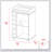 Savannah 6-Bottle 3-Shelf Bar Cart with Wengue Finish, Perfect for Organized Storage and Stylish Display in Any Home.-1892260373