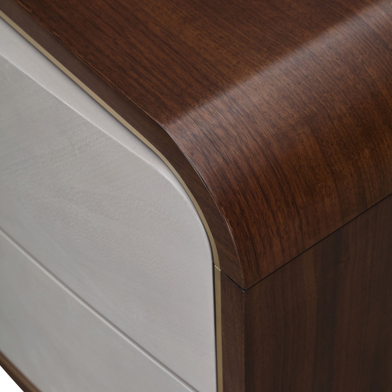 Houston Large Nightstand - Walnut