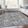 Premium Machine Washable Prisco Gray Rug