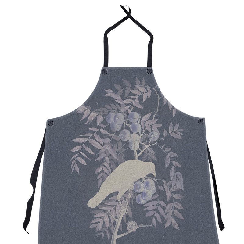 Tablier d’oie john james audubon american, Bleu marine/blanc