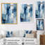 Blue Nautical Shapes II - Coastal Minimalisme, art mural-2107914879-2107914866
