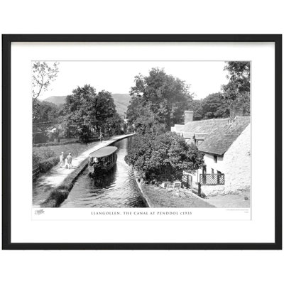 Llangollen, The Canal At Penddol C1935 by Francis Frith - Single Picture Frame Print