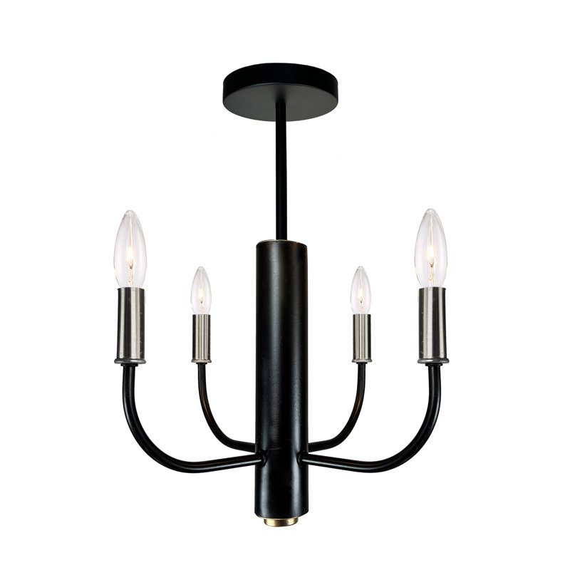 Semi Flush Mount, Brushed Nickel