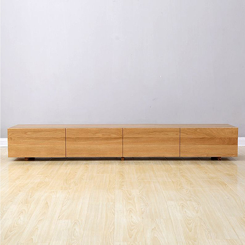 Meuble télé scandinave, Burlywood, 94.49"