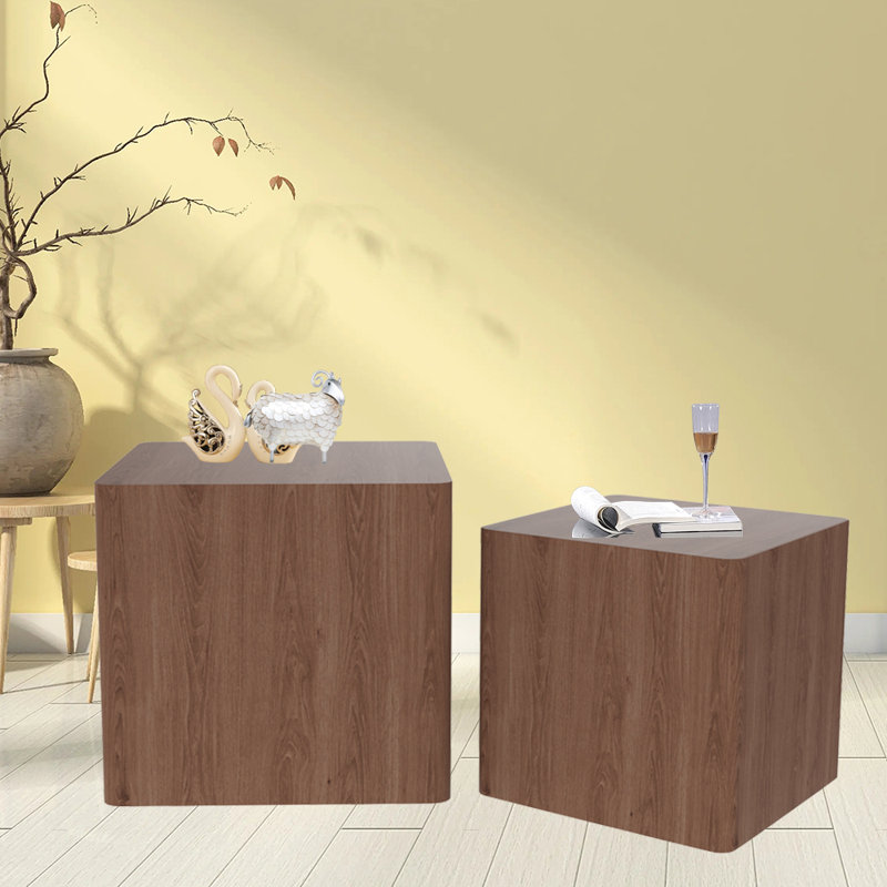 Eric Nesting Tables, Walnut Brown
