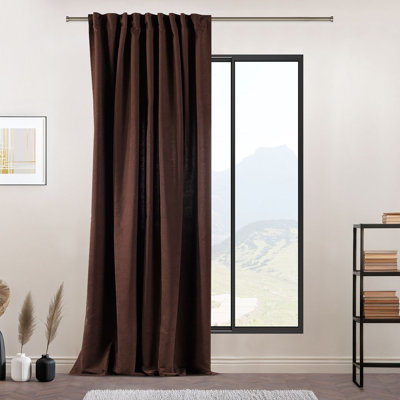 Extra Long & Extra Wide Decorative Curtain Single Panel