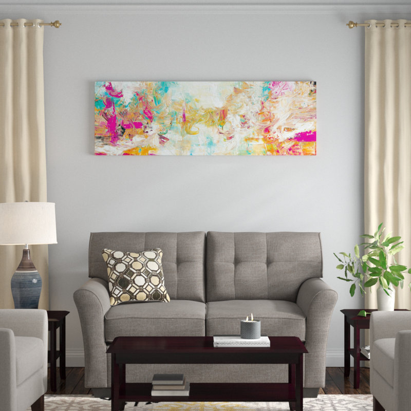 « spring », reproduction d’art sur toile, H 20 po x l 60 po x P 1,5 po