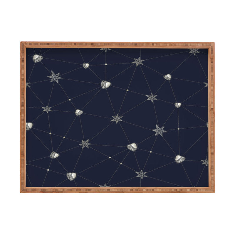 Solid Wood Tray, 1.75" H x 18" W x 14" D