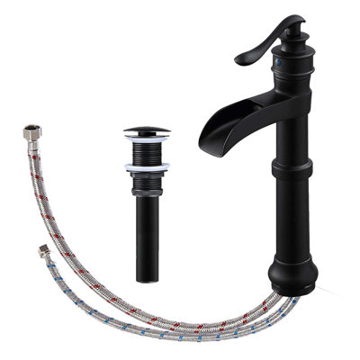 Single-handle Bathroom Faucet with Drain Assembly
