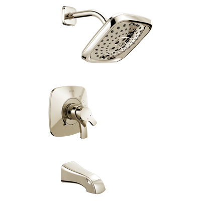 Robinet de baignoire et douche thermostatique Tesla® avec valve universelle multichoice