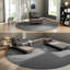 Chaises d'appoint multifonctionnelles, méridienne moderne réglable en acier de lin