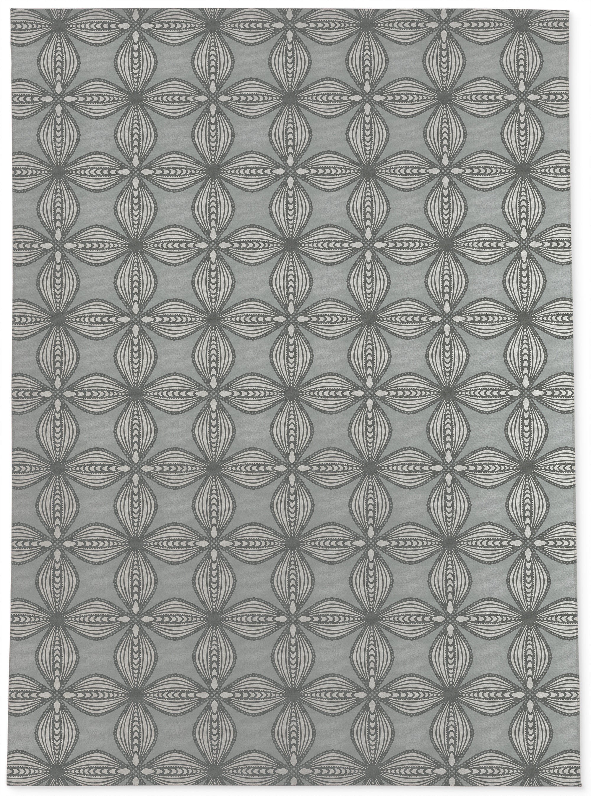 Bungalow Rose Floral Gray Area Rug Wayfair