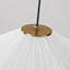 Luminaire suspendu d'intérieur Flower avec abat-jour en tissu blanc