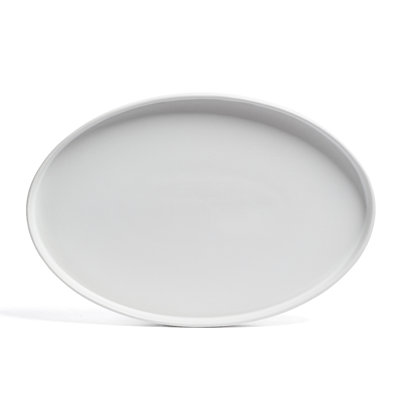 Plateau de service ovale empilable