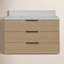 Ensemble de meuble-lavabo simple mural 36 po Mitchell-1232262885-1232262884