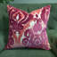 Ensemble de coussins décoratifs en velours crème corail fuchsia Thomas Collection®-130523436