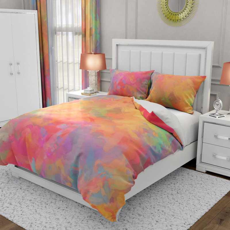 Polyester Duvet Cover, King Duvet Cover + 2 King Shams