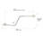 Lifestyle & Wellness Zuma Angled Wall-Mount 38" Left-Handed Grab Bar-20138603