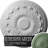 Endurathane Colton Ceiling Medallion, 15 3/4"OD x 1 1/2"P (Fits Canopies up to 4 3/4"), Hand-Painted Athenian Green Finish-27785318