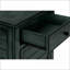 Table basse transitionnelle bleue antique pour chambre à coucher, 25 po de hauteur avec rangement et amp; Assemblage facile-690947162