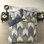Ensemble de literie bleu marine moderne, édredon en coton avec rembourrage hypoallergénique, grand