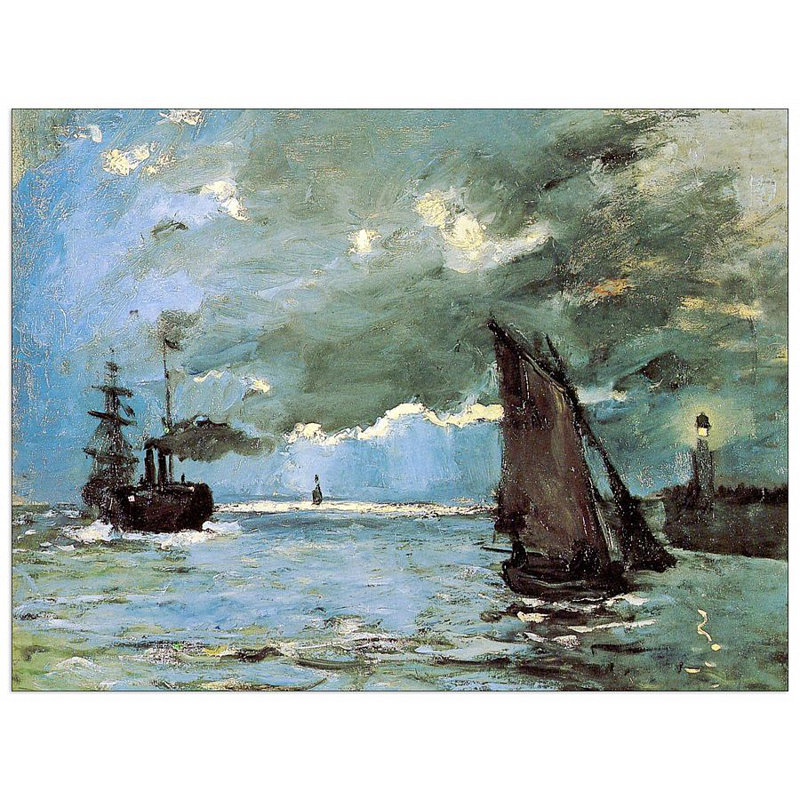 Claude Monet - Wrapped Canvas Painting, 60cm H x 80cm W x 1.8cm D
