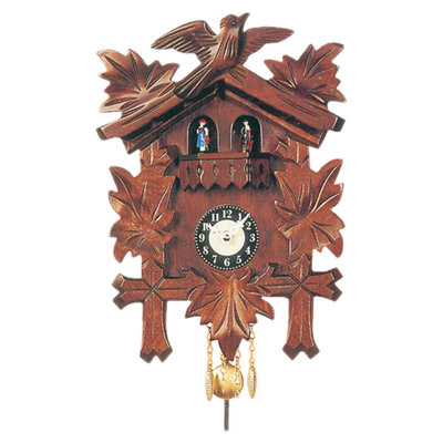 Horloge murale coucou sculptée