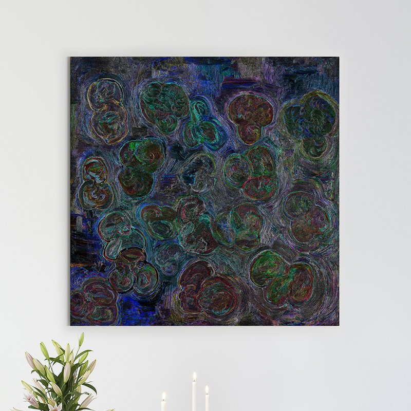 Particles GES Painting by Irina Gorbman, 36" H x 36" W