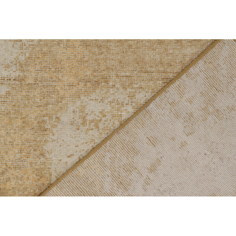 Homage Hand Knotted Wool Geometric Area Rug, Rectangle 5' x 7'
