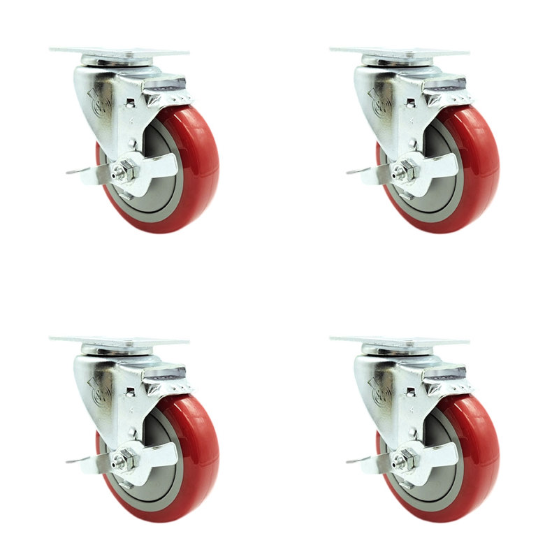 Regency U-Boat Utility Caster, Red