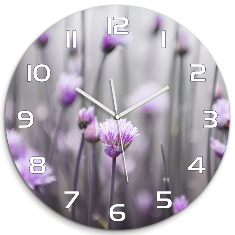 Johnita Glass Wall Clock