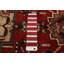 Tapis rouge en laine noué à la main Anatolian 3 pi 7 po x 10 pi 3 po Konya