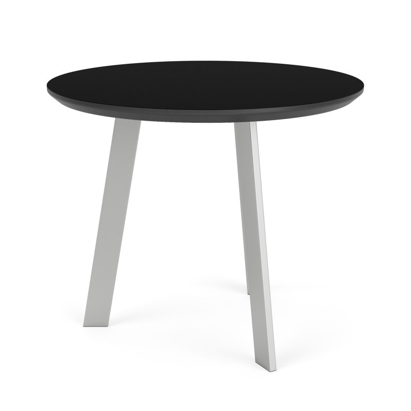 Table de bout Waterfall, Nuit noire, Argent