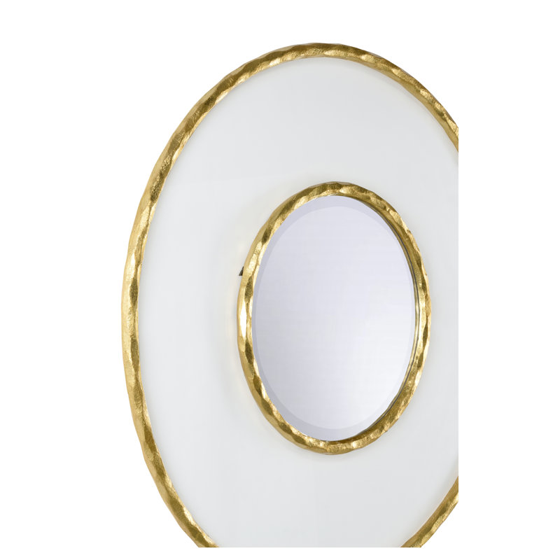 Round Metal; Resin Mirror