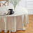 Sonoma Hemstitch - 100% Pure Linen Round Tablecloth (Prewashed)-1413453351-1469562604