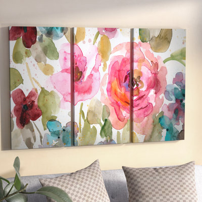 «Garden Palette I», image multi-pièces sur toile tendue
