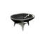Graven Abstract Decorative Bowl in Black/Silver